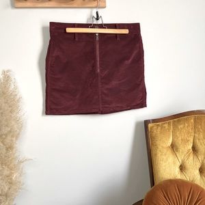 Madewell mini skirt